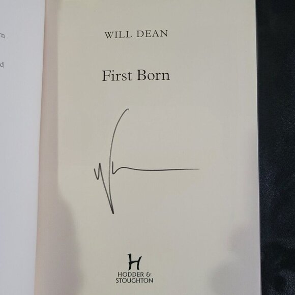 **SIGNED** LIKE NEW book First Born by Will Dean (Hardcover) First 1st Edition - Picture 2 of 4